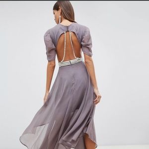 Beautiful lavender midi dress